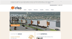 Desktop Screenshot of cfao-retail.com